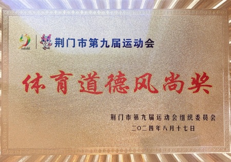 荆门市第九届运动会 休育道德风尚奖